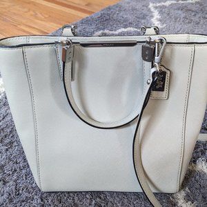 Coach Madison Saffiano Mini North South Tote Crossbody Bag